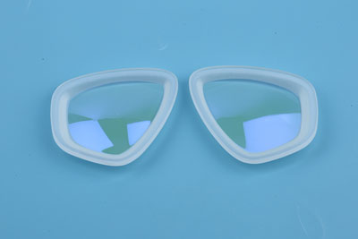 Anti-fog nearsighted lenses for dive mask